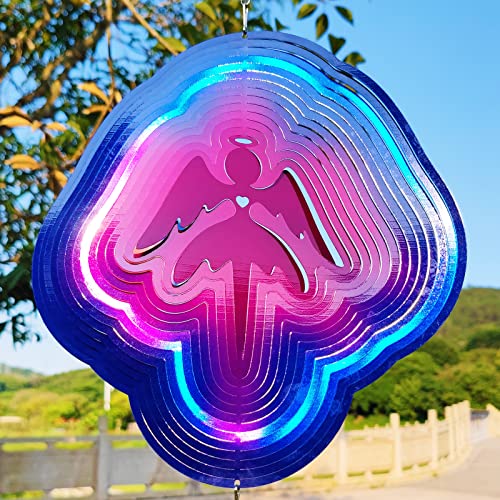 12in Angel Wind Spinner Outdoor Garden Decor Gifts for Women Mom Wife