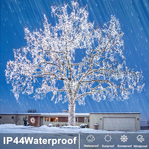 197FT 600 LED Christmas Lights Outdoor