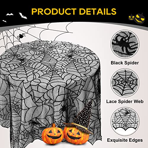 Halloween Spider Web Tablecloth