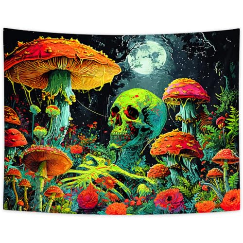 Blacklight Skull Wall Art