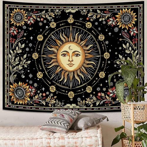 Celestial Sun Tapestry