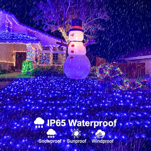 Blue Christmas Lights Outdoor