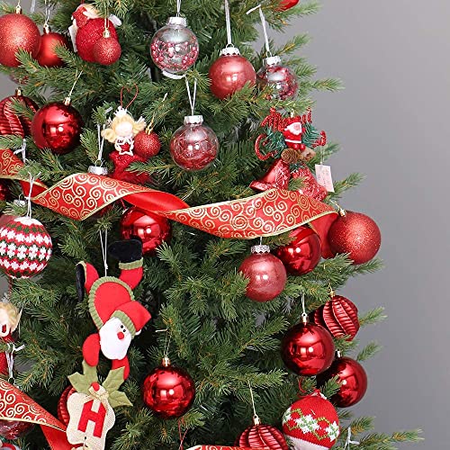 60mm 2.36" Christmas Ball Ornaments Shatterproof Christmas Ornaments Set Decorations for Xmas Tree Balls (24 Count)