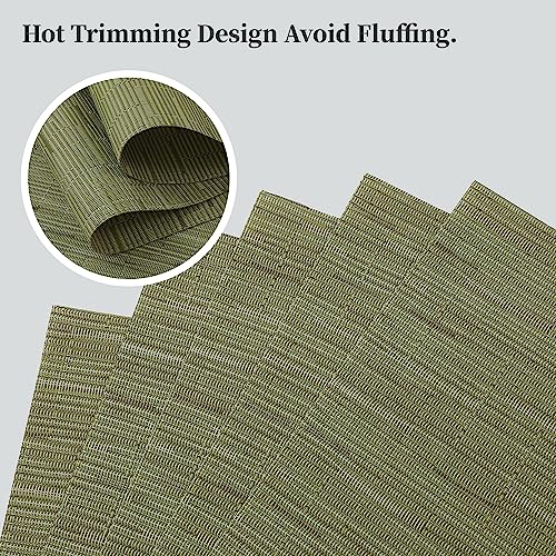 Pea Green Placemats Set of 4 (4 Count)