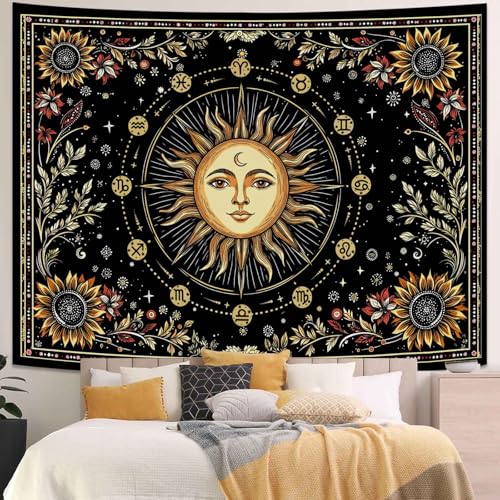 Celestial Sun Tapestry
