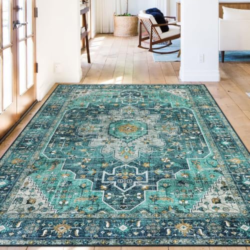 Ultra Thin Washable Vintage Area Rug