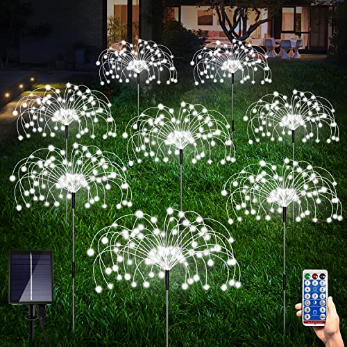 8 Pack Outdoor Solar Garden Lights (8 Count)