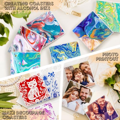 36 PCS Ceramic Tiles for Crafts (36 Count)