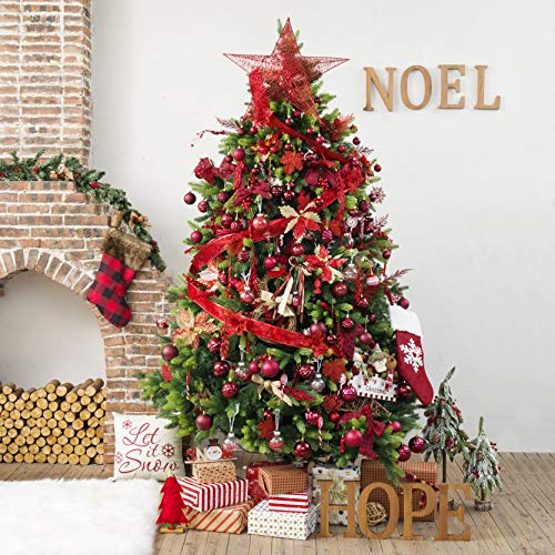 Christmas Ball Ornaments for Christmas Decorations (45 Count)