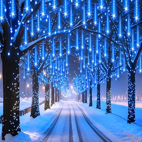 Outdoor Christmas Lights Meteor Shower Light UL Certified (8 Count)