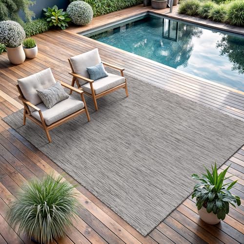 Outdoor Rug 8x10 Modern Area Rugs for Indoor and Outdoor Patios and Porches (80 Sq Ft)
