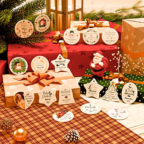 Personalized Christmas Ornaments 4 Pack