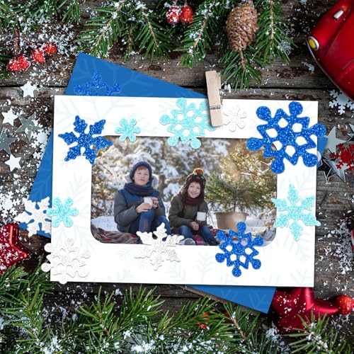 Winter Picture Frame Craft Kits for Kids (28 Count)