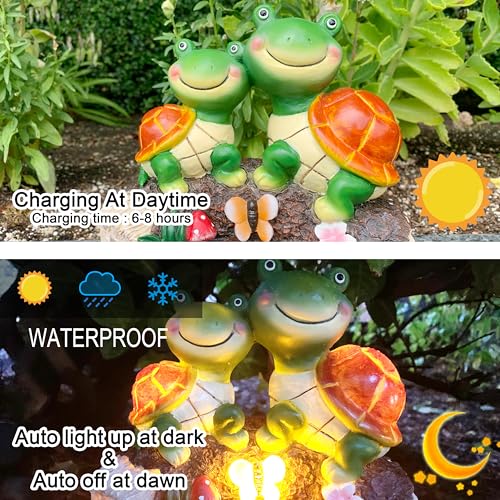 Garden Turtle Figurines Outdoor Decor