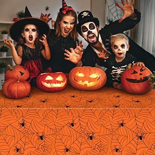 3 Pack Halloween Tablecloth Rectangular Table Halloween Party Decorations (3 Count)