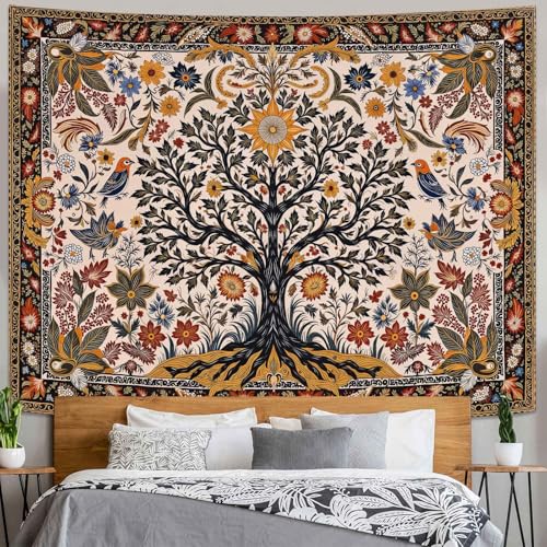 Folk Art Wall Tapestry
