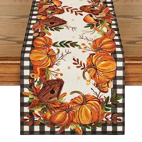 210 GSM Fall Table Runner Home Party Decor 13x72 Inch