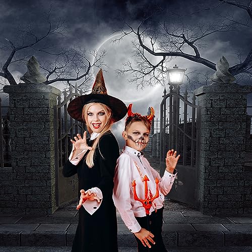 8x8ft Halloween Backdrop Background Nightmare Before Christmas Backdrop for Photography Zombie Themed Photo Booth Party Decorations CY034