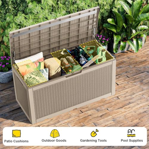150 Gallon Resin Deck Box