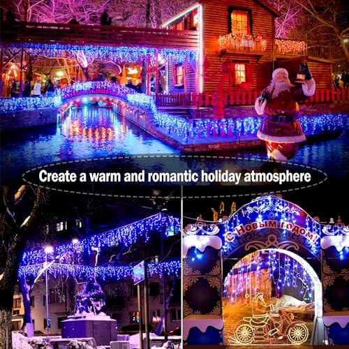 164FT 1600 LED Christmas Lights Outdoor Decorations Hanging Light