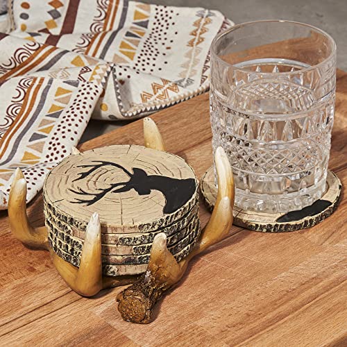 Deer Antlers Coaster Set of 6 (6 Count)