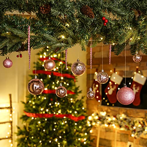 Christmas Ball Ornaments for Christmas Decorations (45 Count)