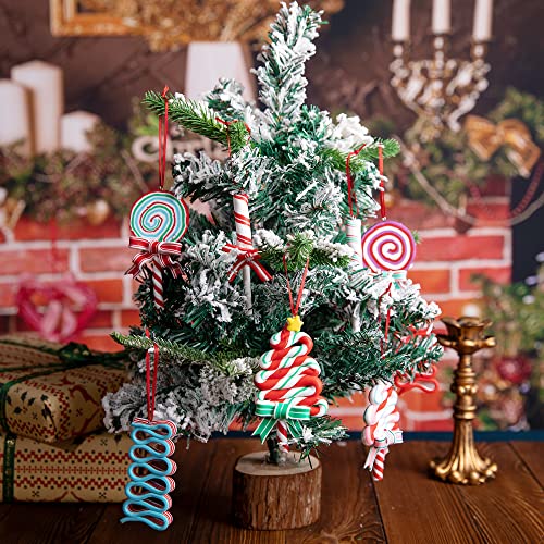 8 Pcs Christmas Lollipop Ornaments (8 Count)