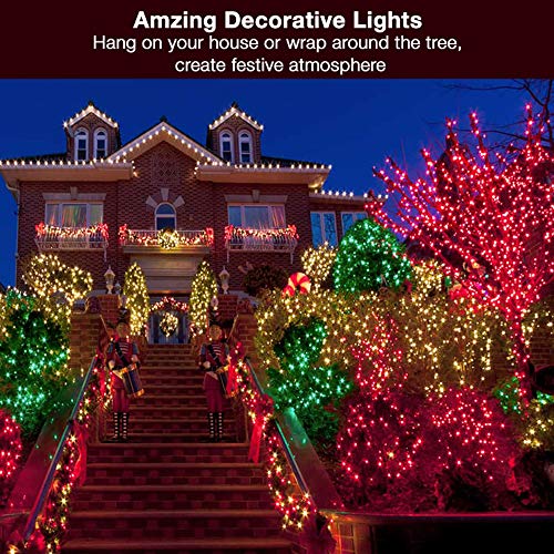 Red Incandescent Christmas Indoor String Lights 300 Count 69.6ft (69.6 Foot)