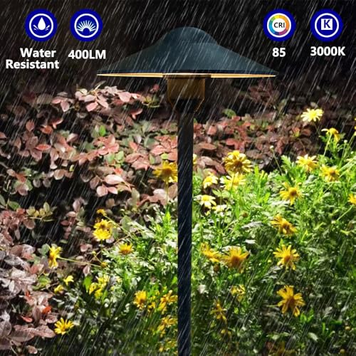 Cast Aluminum Low Voltage Landscape Path Area Spread Lighting (2 Count)