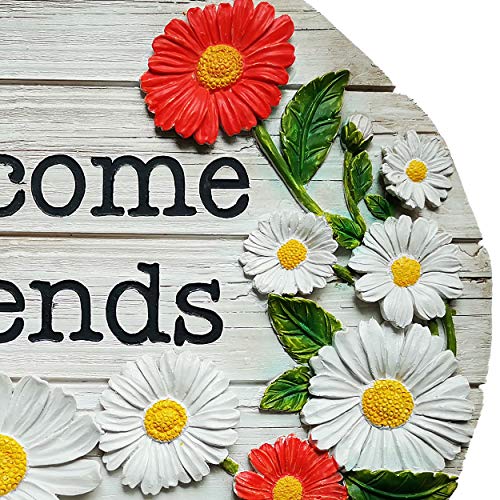 Garden Décor Welcome Friends Stepping Stone