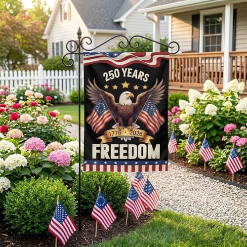 250 Anniversary USA Flag Garden Flags 1776