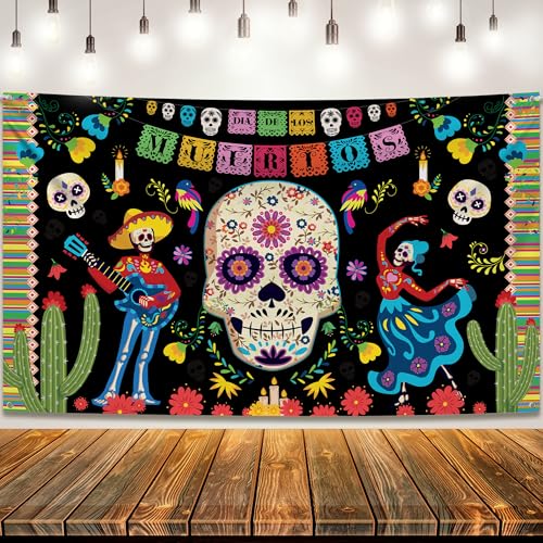Day of the Dead Backdrop 72x44 Inch