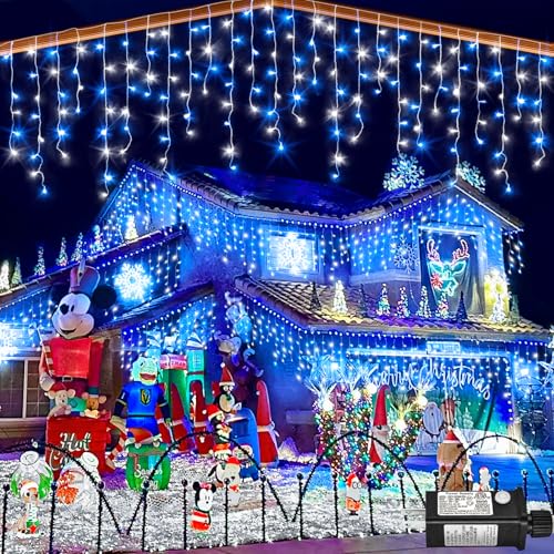 66ft Icicle Lights for Outside