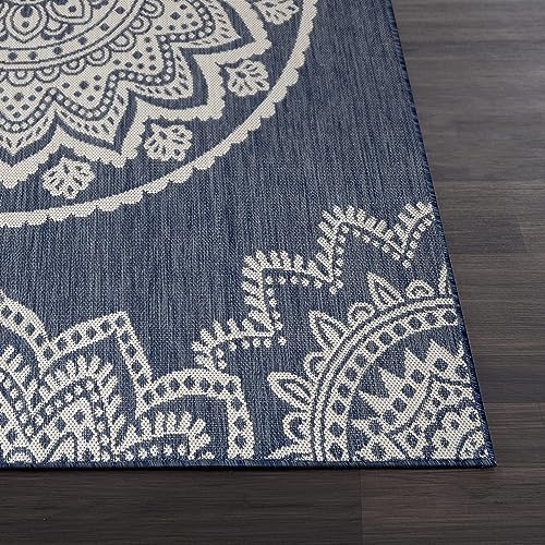 Outdoor Rug 8x10 Modern Area Rugs for Indoor and Outdoor Patios and Porches