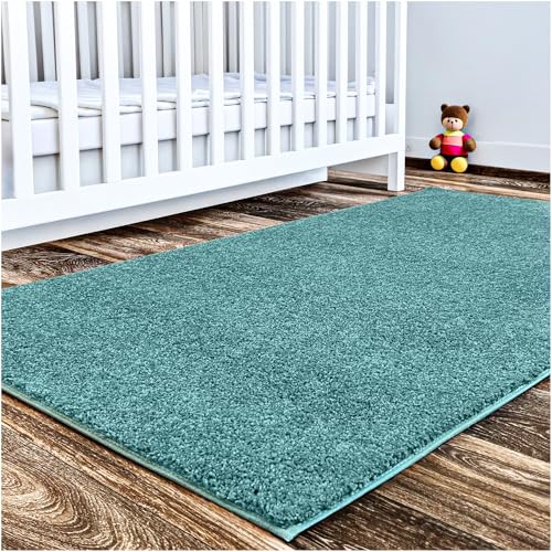 Soft & Colorful 5' x 5' Kids Classroom Area Rug (25 Sq Ft)