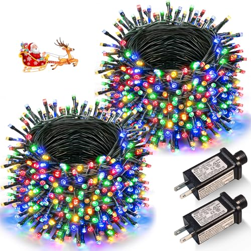 2 Pack Christmas Lights Outdoor