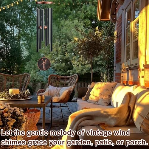 34" Angel Wind Chimes for Outside