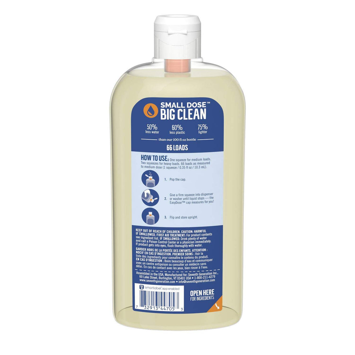 Easy Dose Laundry Concentrated Liquid Detergent (138.6 Fl Oz)