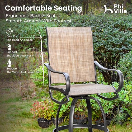 5 Piece Outdoor Patio Bar Set (5 Count)