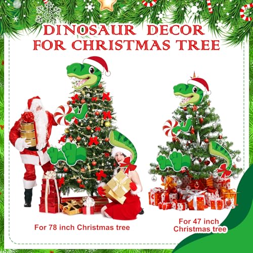 Dinosaur Christmas Tree Topper Dinosaur Ornament Xmas