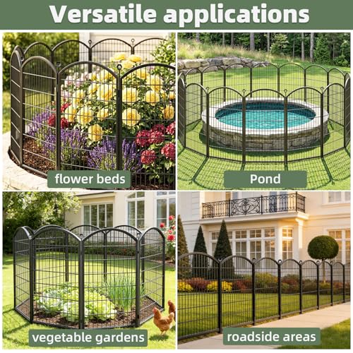Decorative Garden Fence (17 Sq Ft)