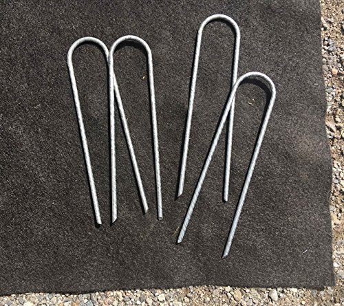 Galvanized 6 Inch Landscape Staples