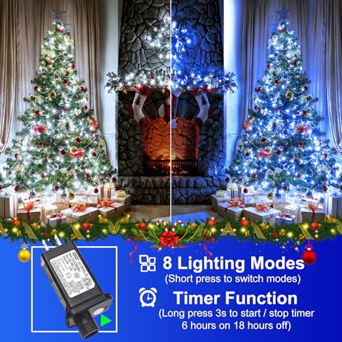 2 Pack Christmas Lights Outdoor