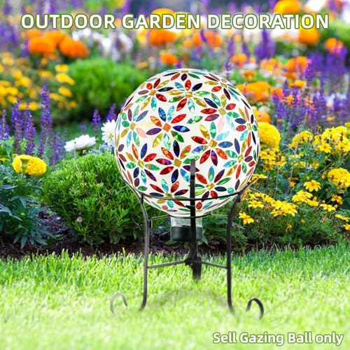 Mosaic Glass Gazing Ball