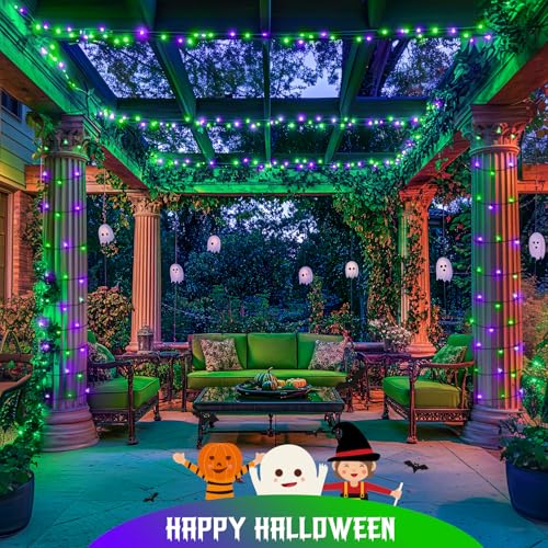 2 Pack Solar Halloween Lights (151 Foot)