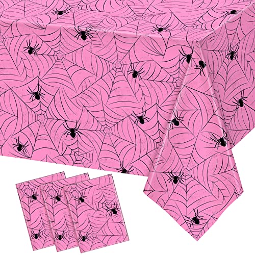 3 Pack Halloween Tablecloth Rectangular Table Halloween Party Decorations (3 Count)