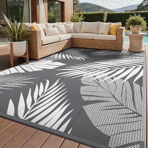 Outdoor Rug Waterproof Plastic Rugs for Patio