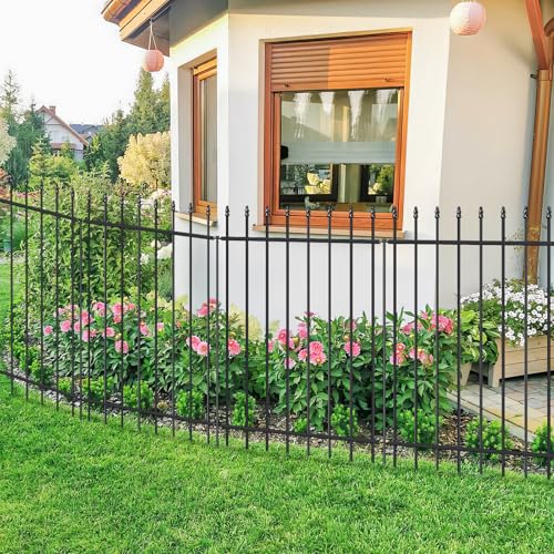 Decorative Metal Garden Fence 42" x 11.5'