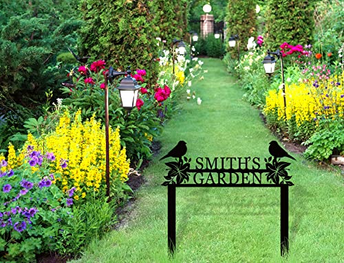 Personalized Garden Stake Metal Signs