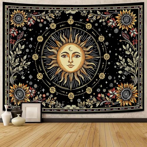 Celestial Sun Tapestry